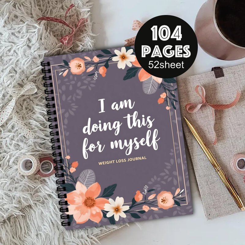 Fitness Journal Planner - Journal de perte de poids A5,