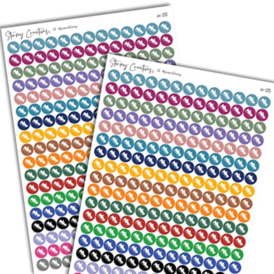 Health Wellness Planner - Autocollants décoratifs en forme de petites