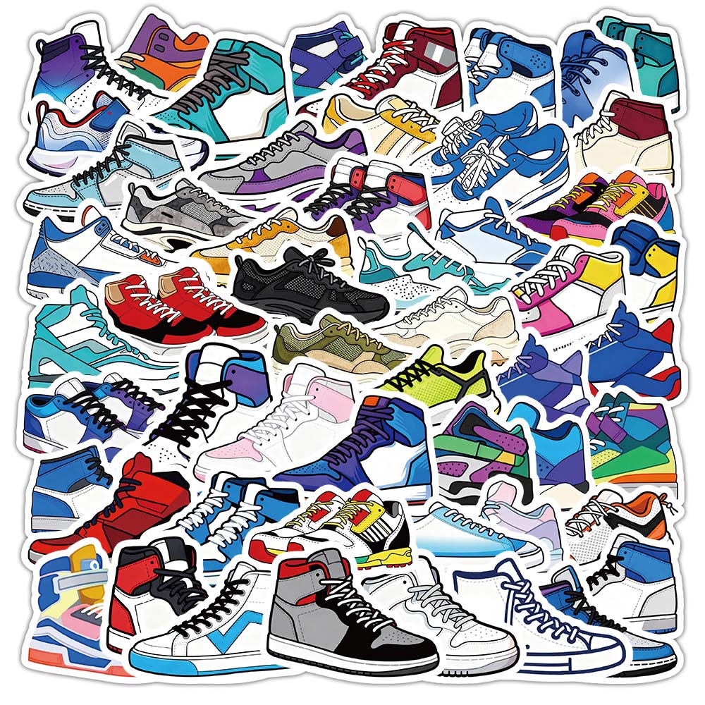 Fitness Journal Planner - 100 autocollants graffiti pour baskets, sport
