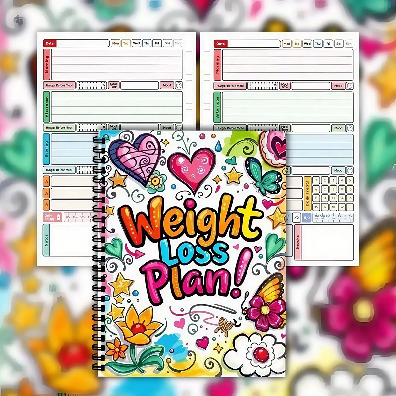 Fitness Journal Planner - Livre de plan de perte de