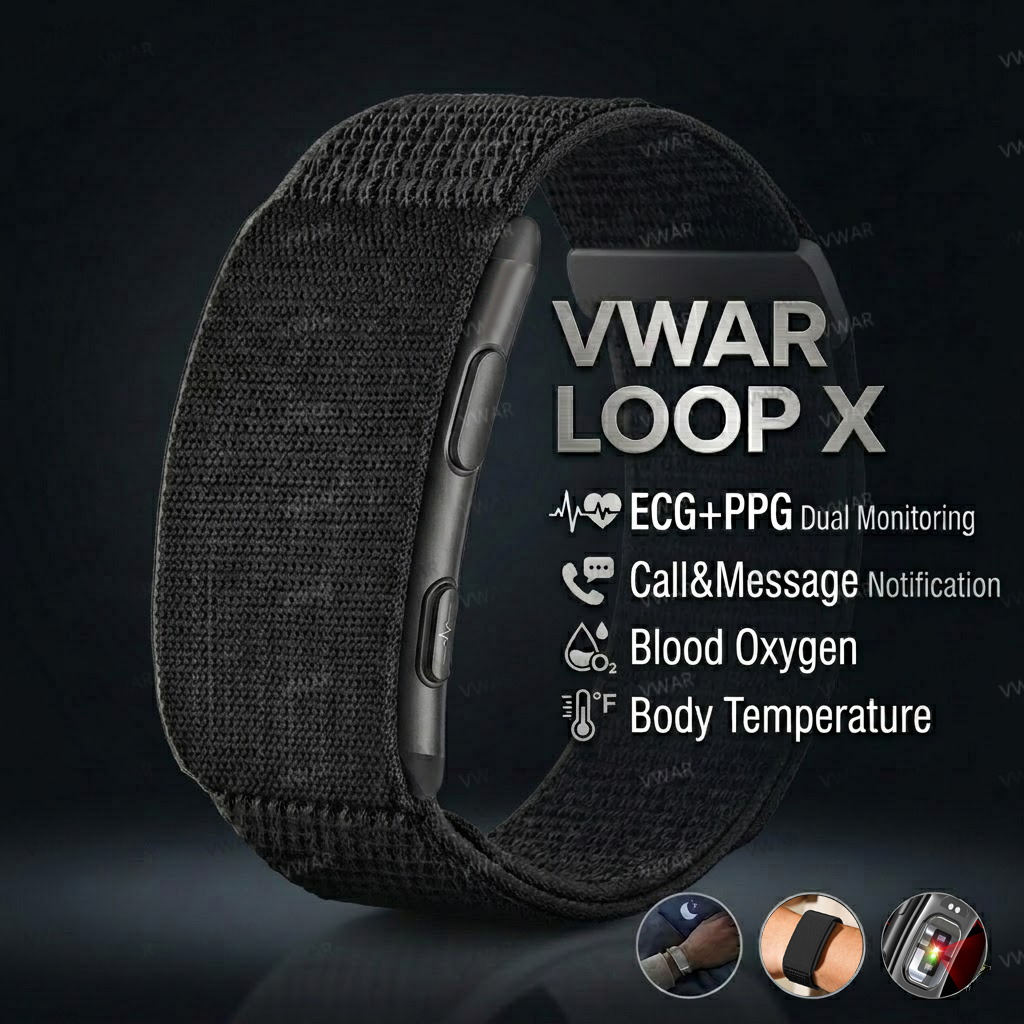 Xbody Health & Wellness Functional Integrative Medicine Office & Medical Spa - Bracelet intelligent VWAR LOOP X ECG,