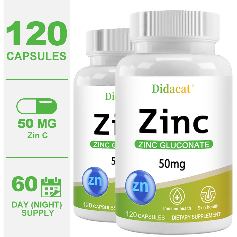 Health Wellness Day - Zinc 50 mg-avec gluconate de zinc,