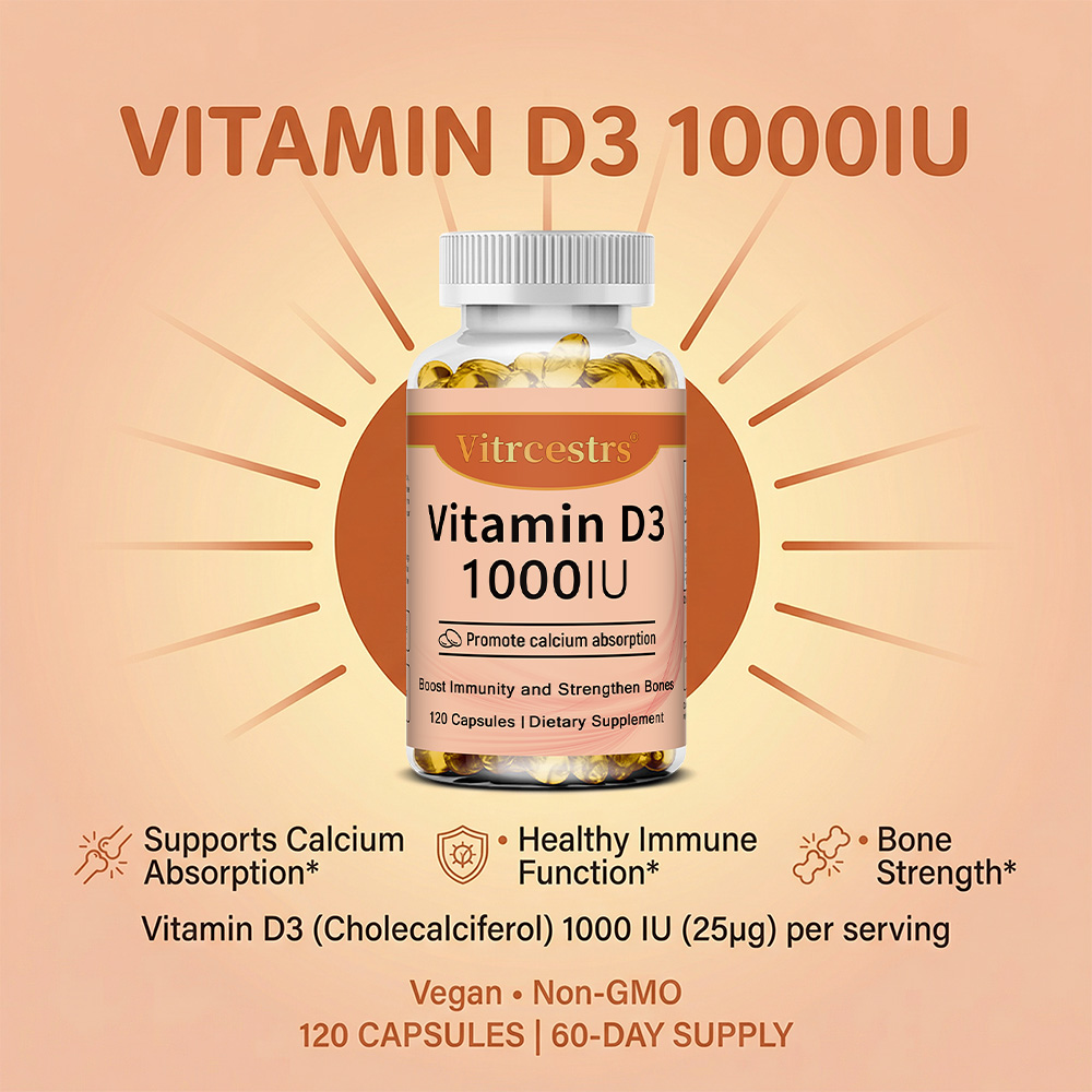Capsules de vitamine D3 1000 U - Health Wellness Day avis et prix