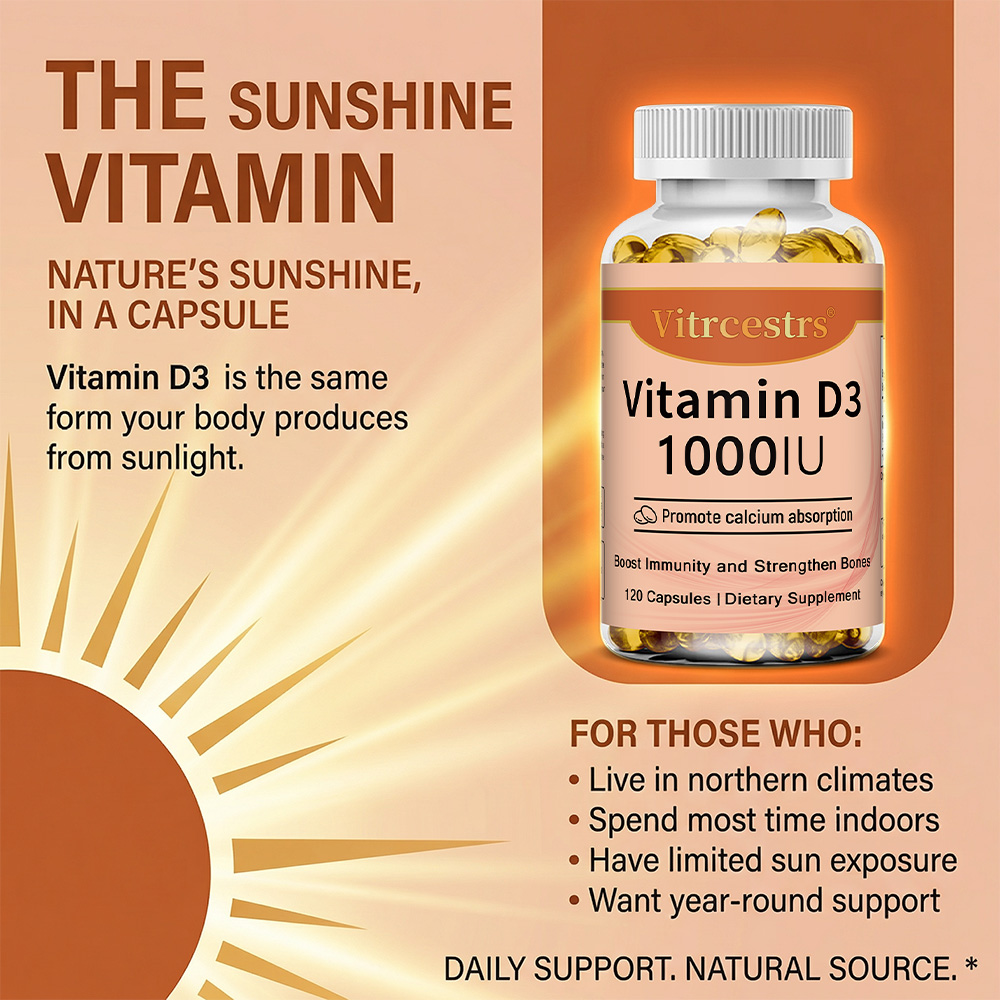 Capsules de vitamine D3 1000 U - Health Wellness Day avis et prix