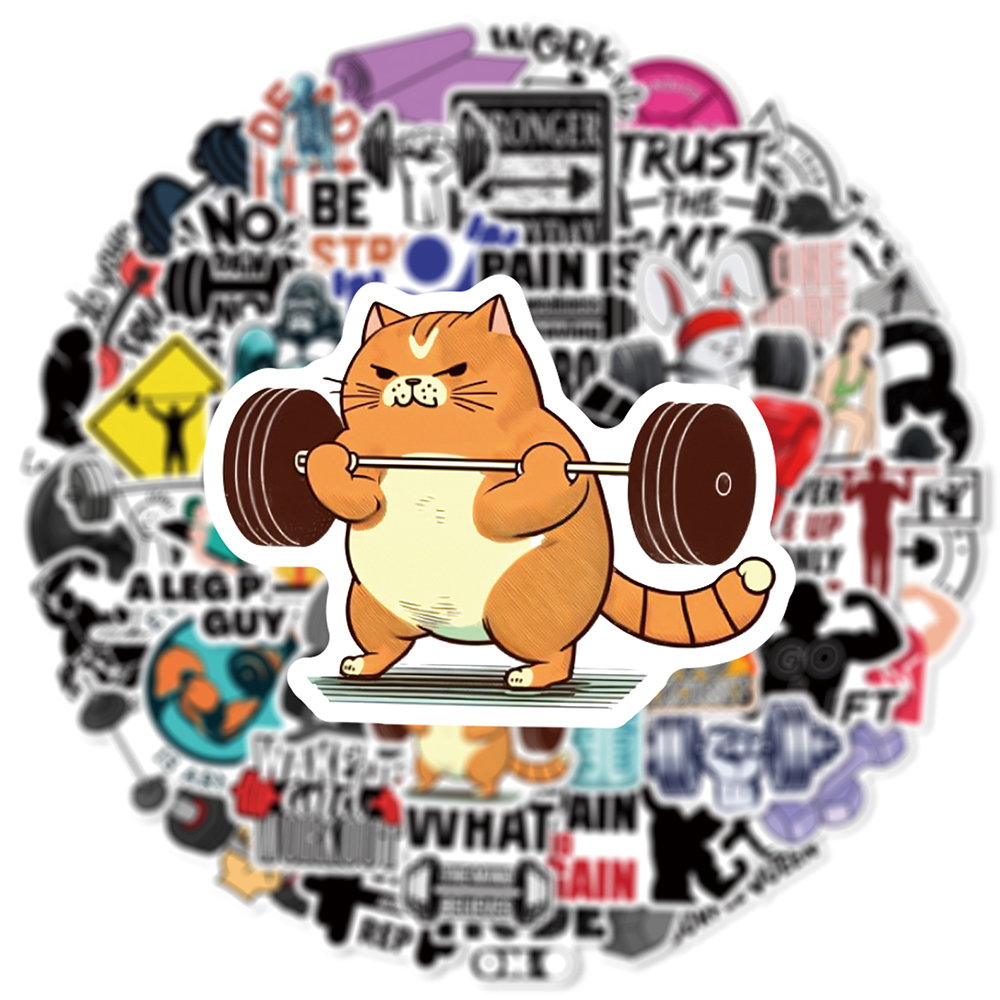 Autocollants de décoration pou - Fitness Journal Planner avis et prix