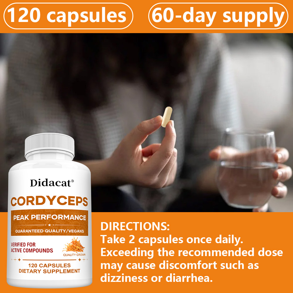 Capsules de Cordyceps 1000mg,  - Health Wellness Day avis et prix