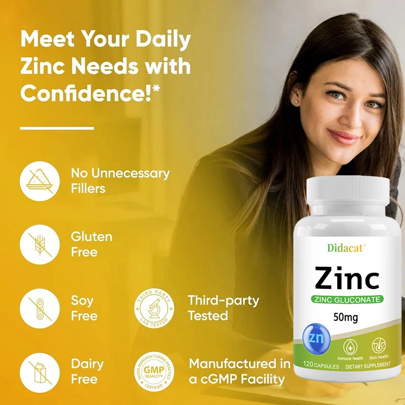 Zinc 50 mg-avec gluconate de z - Health Wellness Day avis et prix