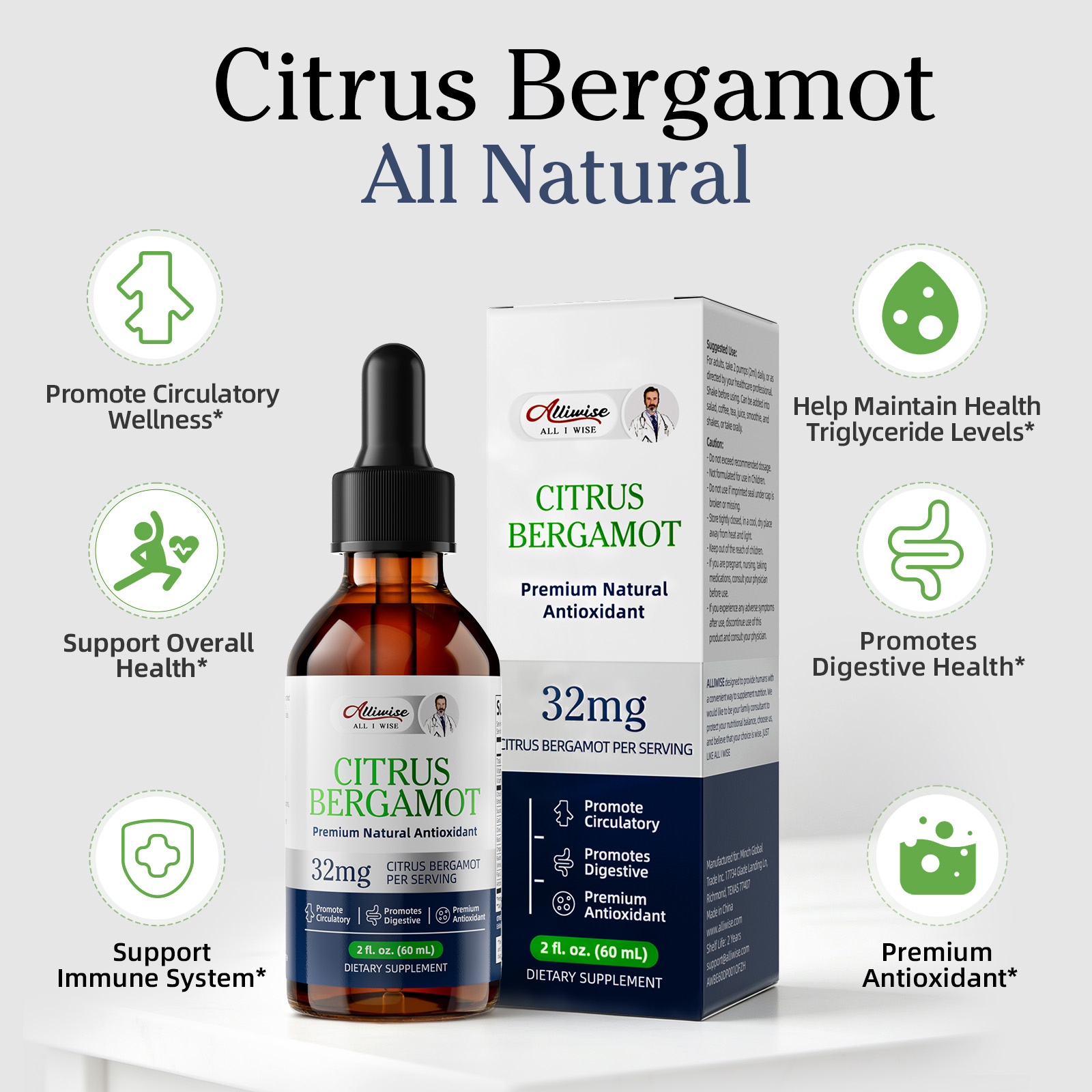 Gouttes d'extrait de bergamote - Health Wellness Day avis et prix